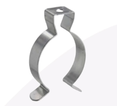 ABRAÇADEIRAS DE AÇO PARA LÂMPADA TUBULAR T8