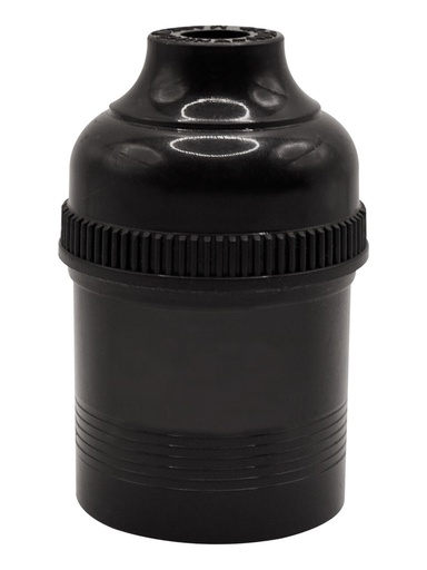 [BST027226] BOCAL/SOQUETE BASE E27 PRETO S/CHAVE TERMOPLAST. 4A BIVOLT